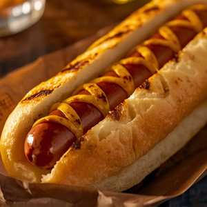 Old Fashioned 'Boardwalk Style' Hot Dog