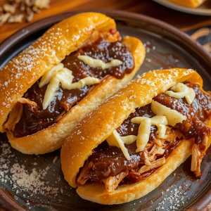 Mole Stuffed Hojaldras