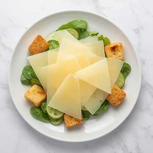 Caesar Salad with Grana Padano Croutons