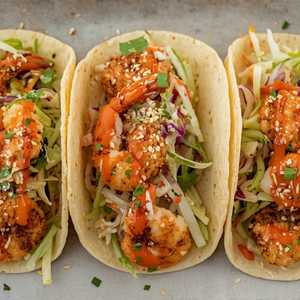 BANG BANG SHRIMP TACOS