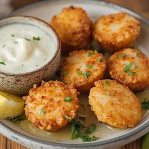 New England Style Fried Scallops