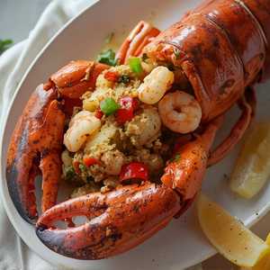 Lobster, Baked Stuffed