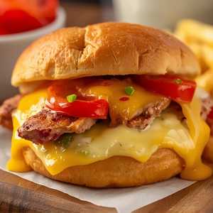 Chicken Cheese Steak Sandwich
