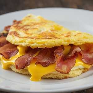 Bacon and Cheese Omelette