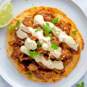 Tinga de Pollo Tostadas