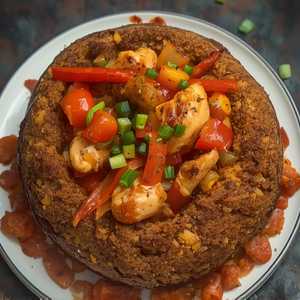 MOFONGO RELLENO DE FILETILLO DE POLLO