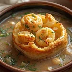 Baked Seafood Soup