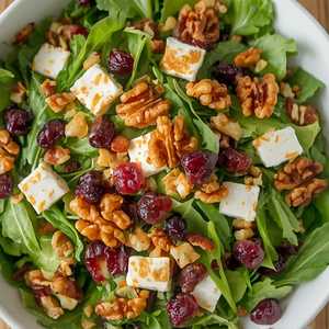 Ensalada De Queso de Cabra y Frambuesas