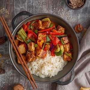 TÀU HŨ XÀO RAU CẢI