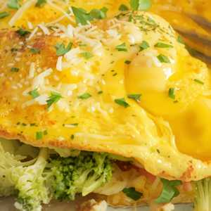 Fresh Broccoli Omelette