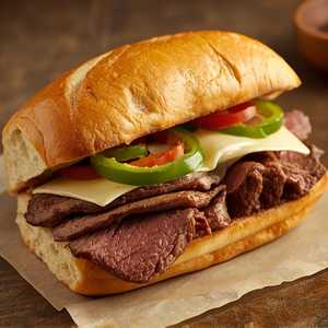 PHILLY CHEESE STEAK OR CHICKEN