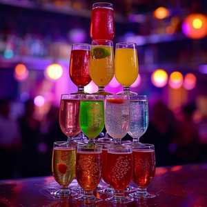 Infused Mimosa Tower (8 shots)