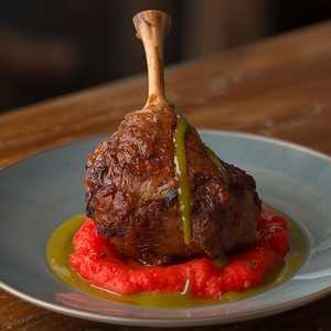 Pecan Crusted Pork Shank