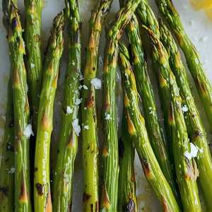 Grilled Asparagus with Lemon Mosto
