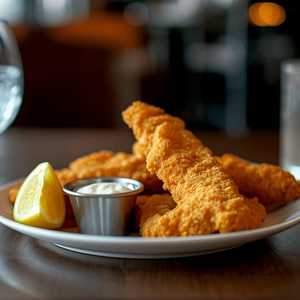 Fried Seasoned Catfish Strips