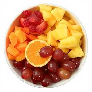 Large Pineapple, Mandarin Orange, Organic Red Grape