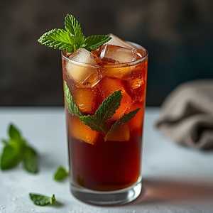 Turkish Iced Tea with Mint