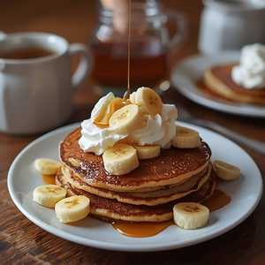 Bananas Foster Pancakes