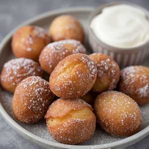 Maple Stuffed Donut Holes