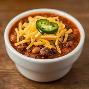 Side Of Beef Chili With Fixins
