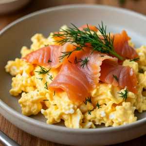 Eggs With Smoked Salmon
