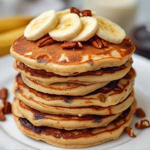 Pecan & Banana Pancake (Full Stack)