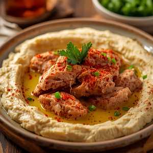 Hummus W/Shawarma