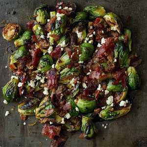 Bacon & Bleu Cheese Brussels Sprouts
