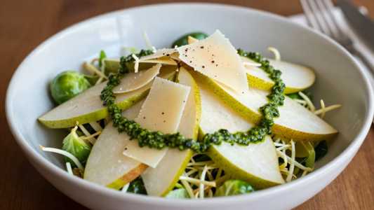 Brussels Sprouts Caesar Salad