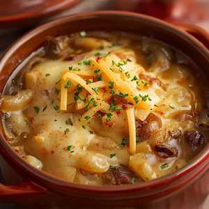 ONION SOUP AU GRATIN