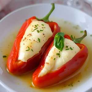 Piquillos Rellenos De Bacalao