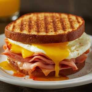 Ham Egg & Cheese