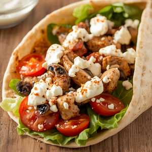 Fable Mushroom Gyro Wrap