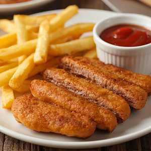 KIDS BEEF MILANESA W/FRIES