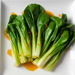 bok choy with ginger & garlic