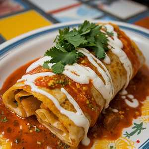 Smothered Breakfast Burrito