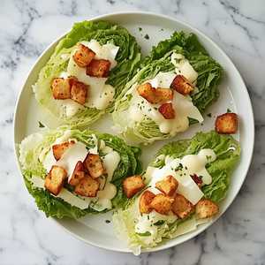 Caesar Salad with Grana Padano Croutons
