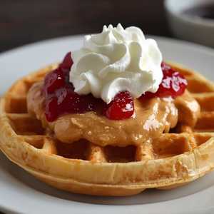 Peanut Butter Jelly Time Waffle