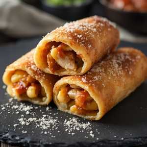 Chick Parm Mac & Cheese Egg Rolls