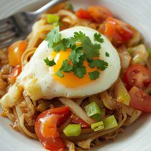 Pad Woon Sen With Chicken