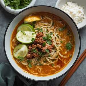 Aush Soup With Meat