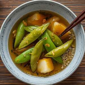 Peas Vine w/Salted & Century Egg