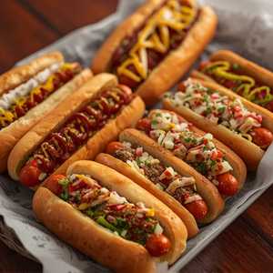 Chicago Style All Beef Vienna Hot Dog
