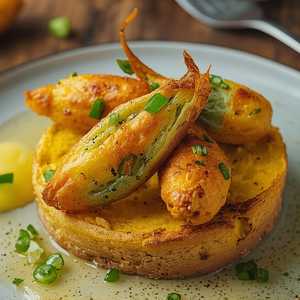 Stuffed Zucchini Blossoms