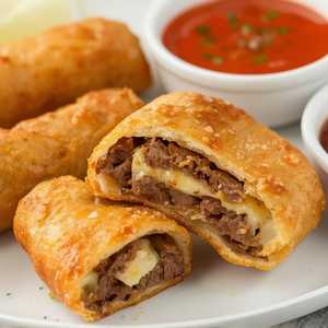 Cheesesteak Egg Rolls