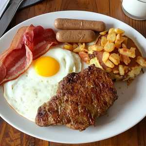 SIRLOIN STEAK BIGGER BETTER BREAKFAST