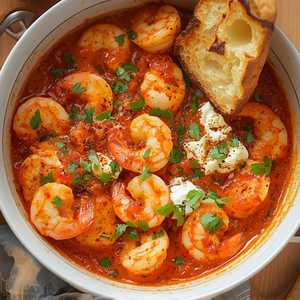 Shrimp Saganaki