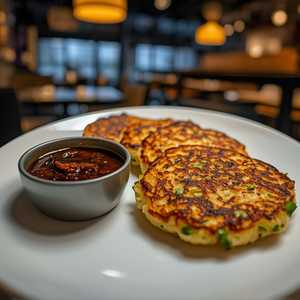 Garlic Chive Pancakes