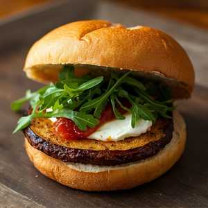 Crispy Eggplant Sandwich