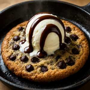 Skillet Chocolate Chip Cookie